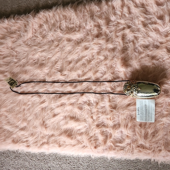 Lunacy Designs Metal Crossbody Glasses Holder Oblong Bag ~ New - Picture 3 of 8